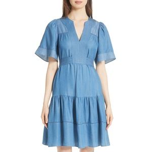 SALE🩷$248 KATE SPADE ♠️ Indigo Railroad Dress